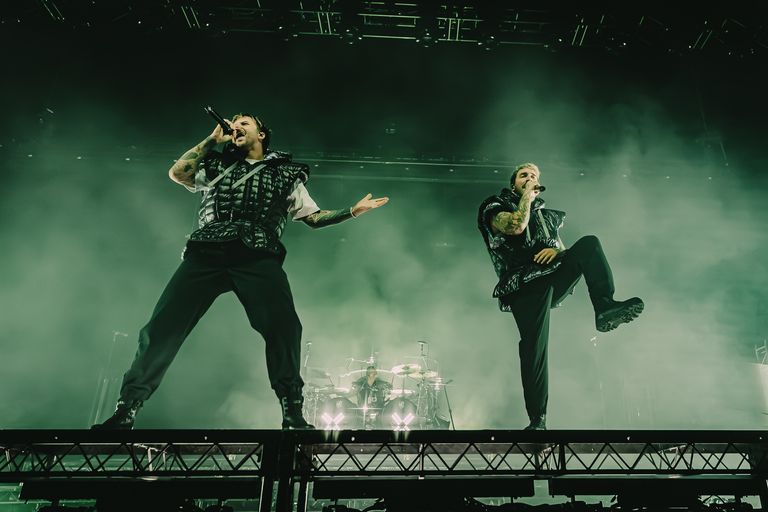 Electric Callboy performing live in Adelaide at AEC Arena
